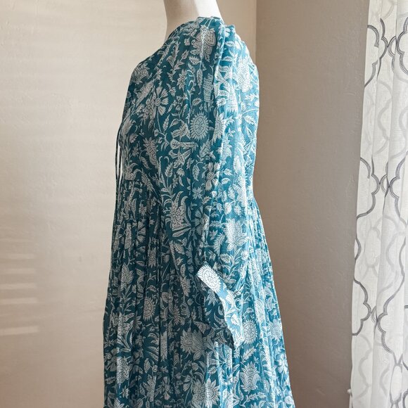 NWT Daughters of India Kyra Mini Dress in Ocean Blue, size XS - Picture 5 of 8